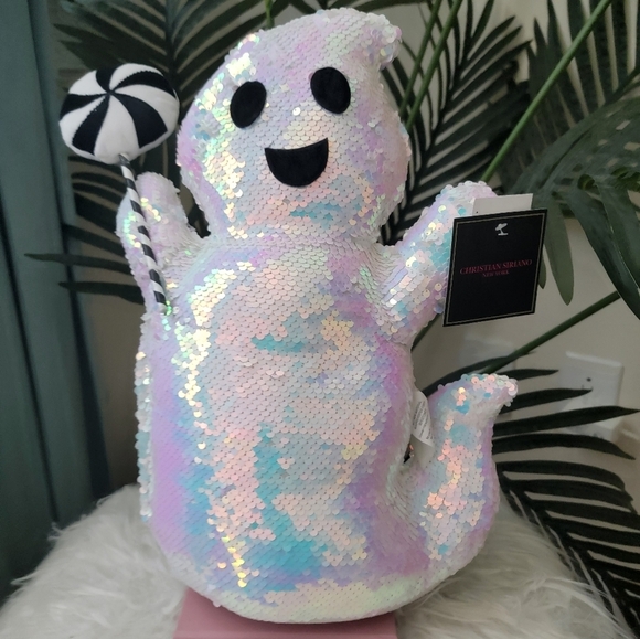 Halloween Pillow - Irredescent Sequin Ghost by Christian Siriano - Picture 3 of 6